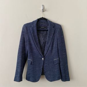 ZARA Cotton Academic Blazer - Single Button